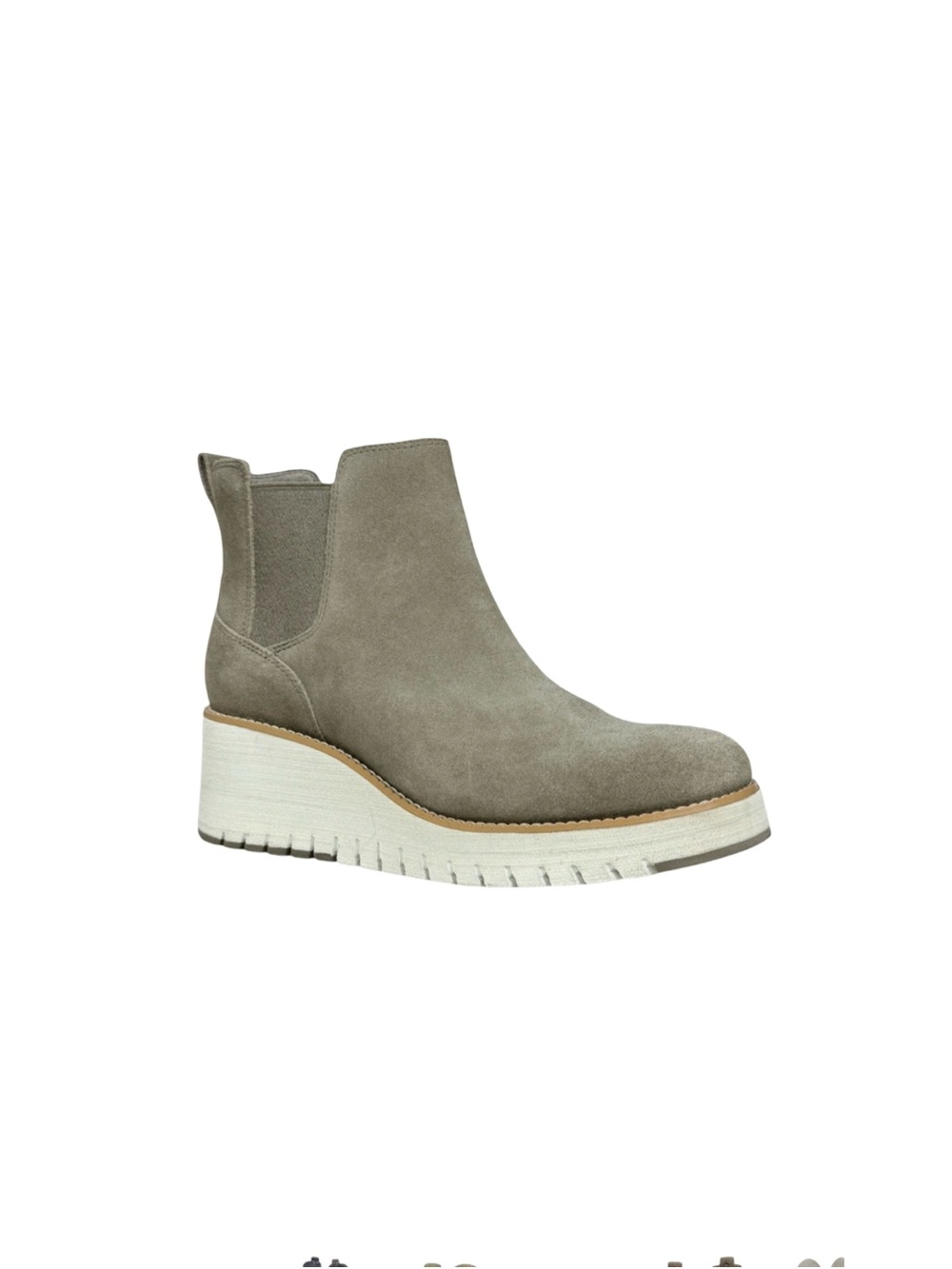 Cole Haan ZEROGRAND City
Suede Wedge Platform Bootie Boot